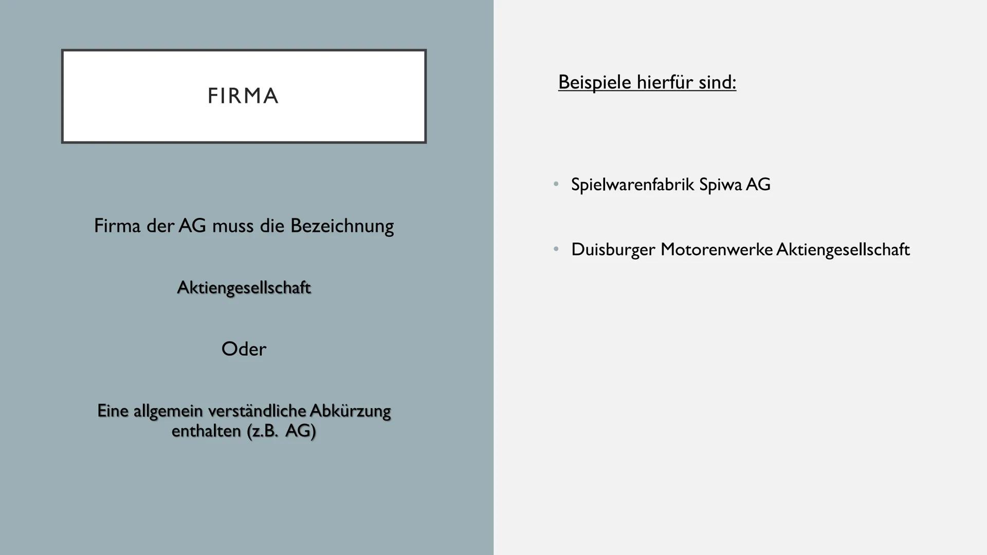 # AKTIENGESELLSCHAFT

Teil I

Begriff, Firma, Gründung AKTIENGESELLSCHAFT
Teil II
Organe AKTIENGESELLSCHAFT
Teil III
Rechte und Pflichten WA