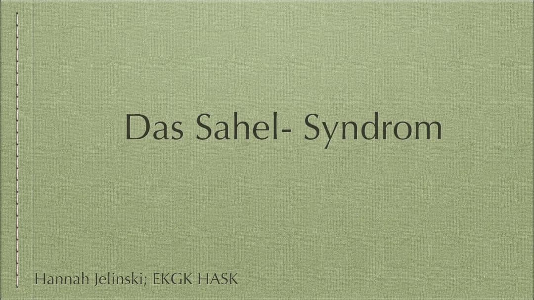 Desertifikation und die Sahelzone: Lösungen und Probleme einfach erklärt