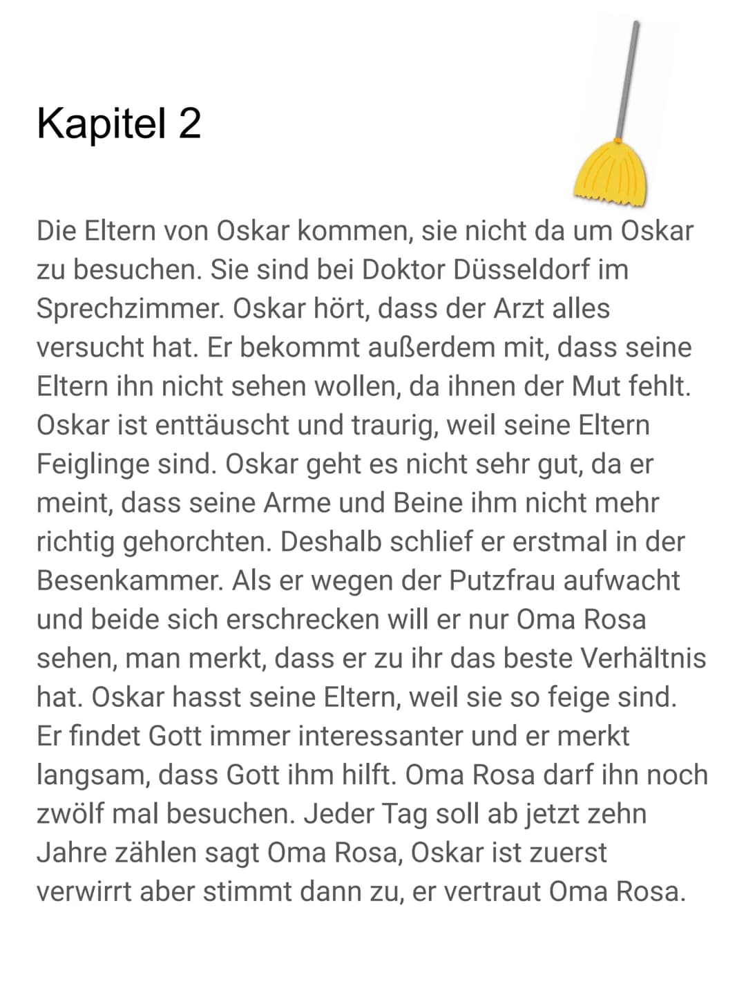 Oskar und die
Dame in Rosa
Eric-Emmanuel Schmidt
Lesetagebuch
Jonah Steckbrief Oskar
Name: Oskar
Alter: 10 Jahre
Krankheit/Schicksal: Leukäm