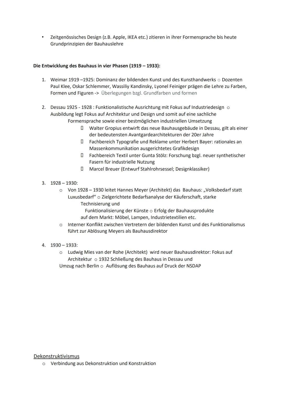 # Das Staatliche Bauhaus (1919-1933)

Das Staatliche Bauhaus

*   1919 von Walter Gropius (Architekt) in Weimar gegründet
*   Interdisziplin