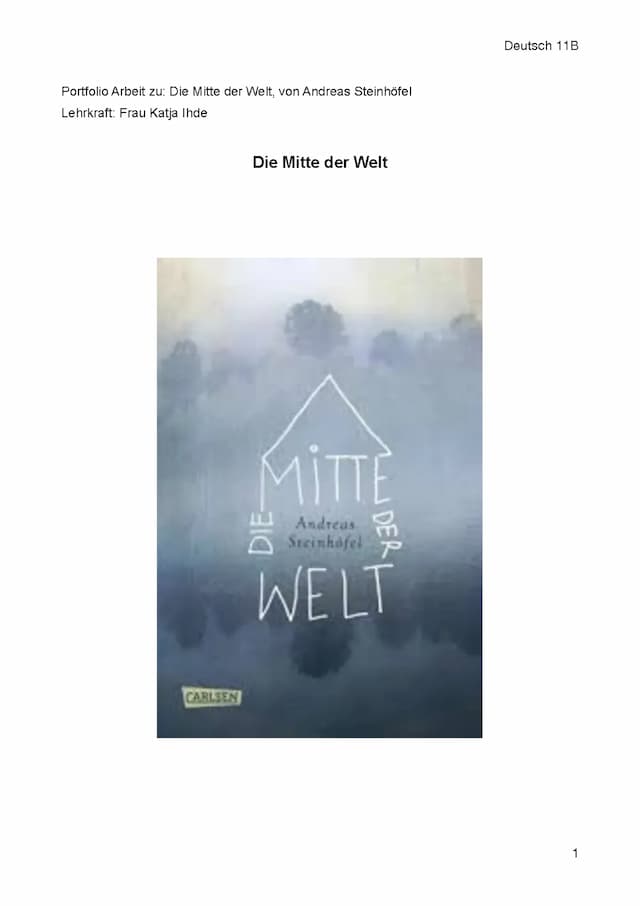Know Die Mitte der Welt thumbnail