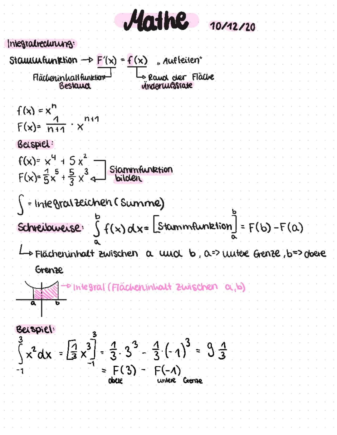 Integralrechnung 