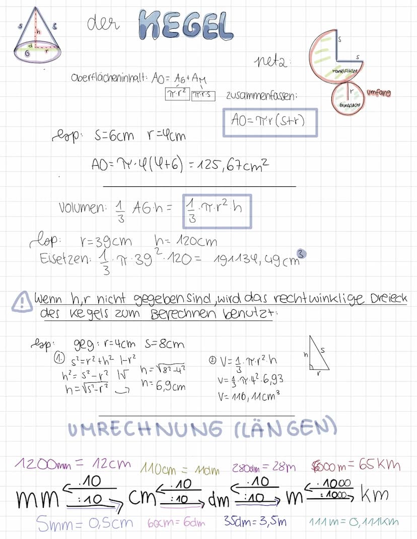 die PYRAMIDE
esp:
Squadratische Pyramide.
Ao= AG+AM
a²
geg: ha= 36cm
a=60cm
1. ha berechnen
ha S
29.ha
s²= ha² + (9² | (9) ²
ha? = s² - (a) 