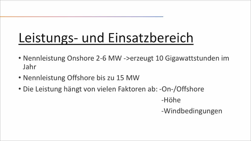 Windkraftanlagen
Von Merle und Melina Inhaltsangabe
●
●
●
Energieumwandlungen
• Technische und physikalische Grundlagen
• Standorte
●
•
●
●
