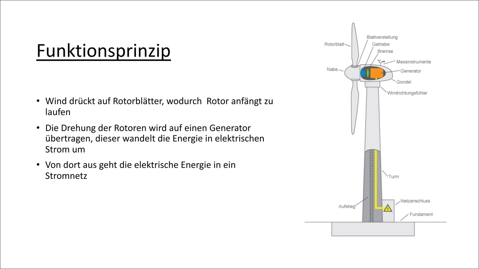 Windkraftanlagen
Von Merle und Melina Inhaltsangabe
●
●
●
Energieumwandlungen
• Technische und physikalische Grundlagen
• Standorte
●
•
●
●
