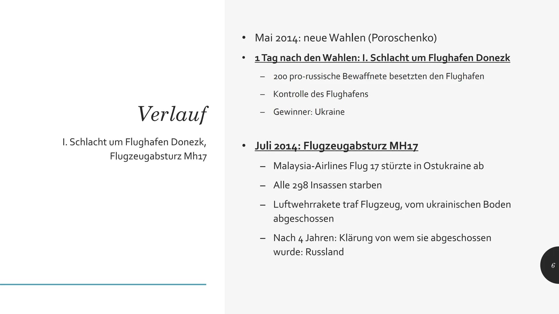Ukraine Krieg Inhalt
• Basis Informationen
●
●
●
●
Akteure und deren Interessen
Verlauf
Annexion von Krim
I. und II. Schlacht um Flughafen D