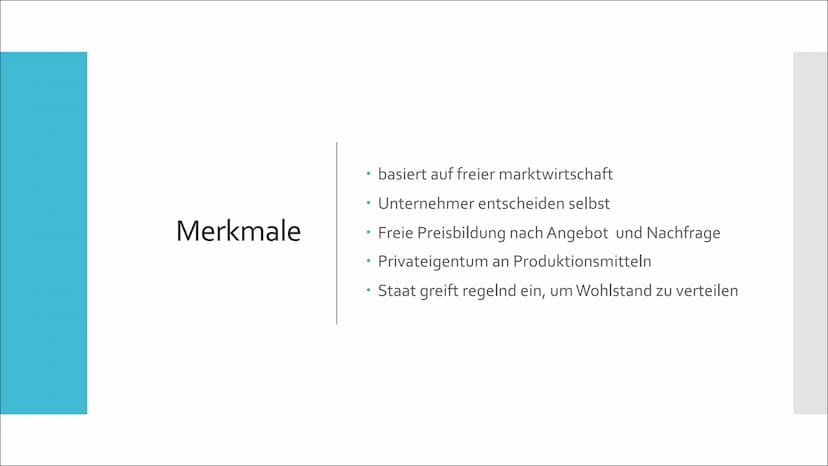 Die soziale
Marktwirtschaft als
"dritter Weg" Inhalt
Grundlagen
Merkmale
Merkmale Vor und Nachteile
Die freie Marktwirtschaft und der Zentra
