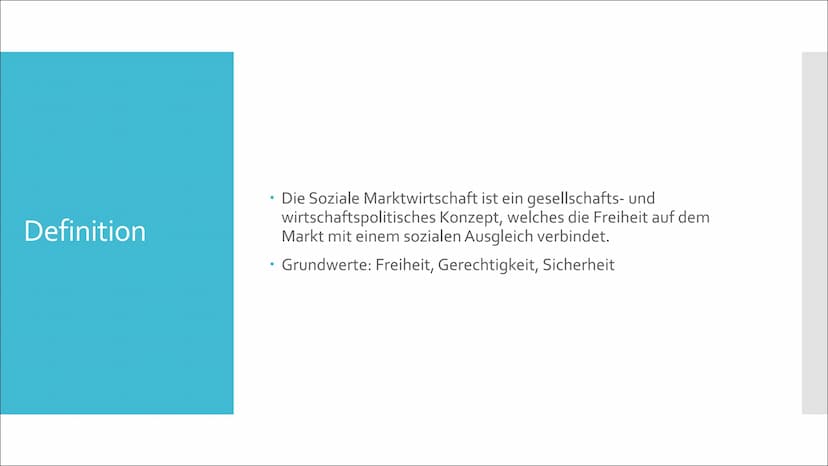 Die soziale
Marktwirtschaft als
"dritter Weg" Inhalt
Grundlagen
Merkmale
Merkmale Vor und Nachteile
Die freie Marktwirtschaft und der Zentra