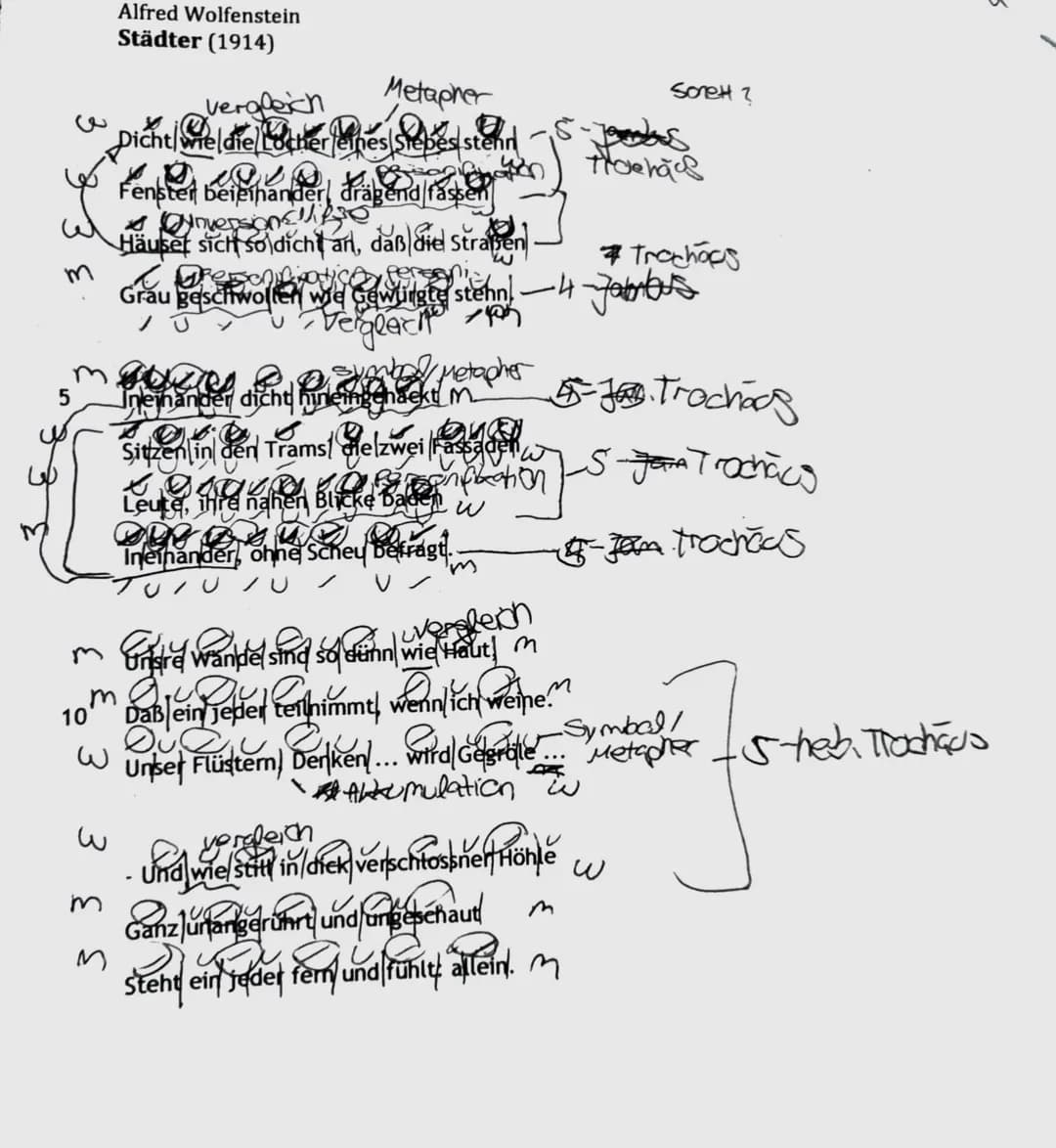 Deutsch, 10a
Klausur Nr.1
Gedichtinterpretation
25.10.2019
Aufgabenstellung: Analysiere das vorliegende Gedicht, indem Du
eine Einleitung un