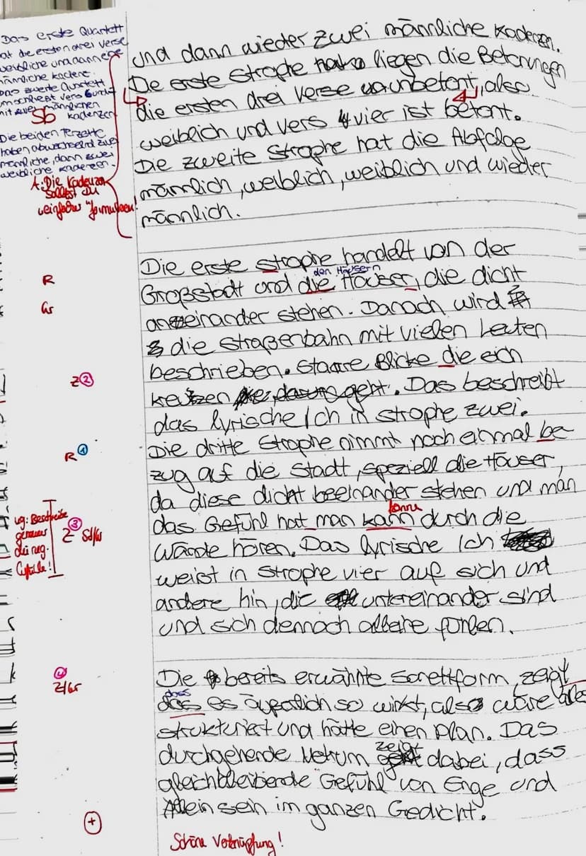 Deutsch, 10a
Klausur Nr.1
Gedichtinterpretation
25.10.2019
Aufgabenstellung: Analysiere das vorliegende Gedicht, indem Du
eine Einleitung un