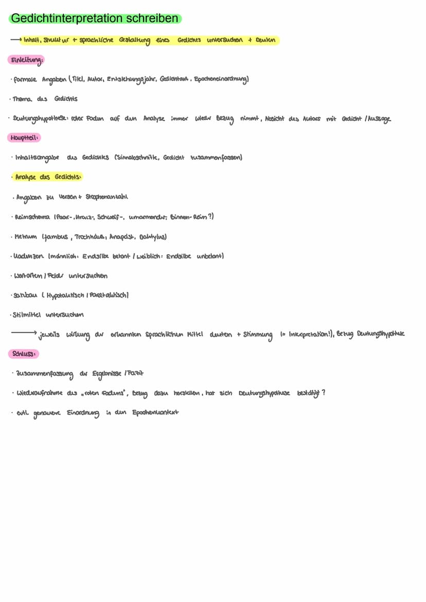 Aufgabenarten und Aufbau der Texte
schreiben
Dramenszeneninterpretation
→ Schwerpunkt: Deutung des Verhaltens des Protagonisten, zusammenhan