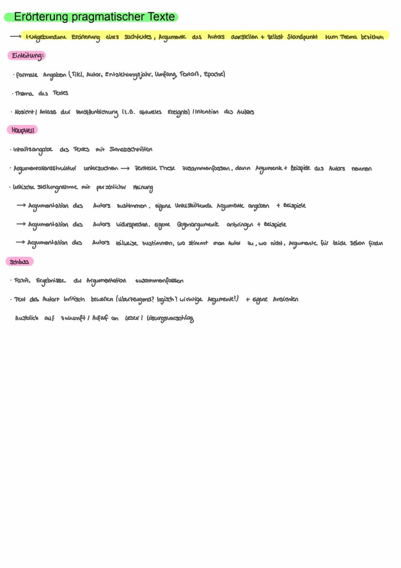 Aufgabenarten und Aufbau der Texte
schreiben
Dramenszeneninterpretation
→ Schwerpunkt: Deutung des Verhaltens des Protagonisten, zusammenhan