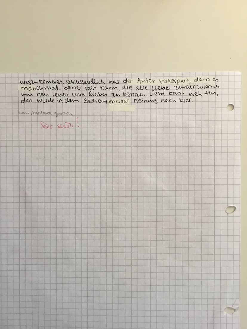 tinleit.
Stip
Strp
Neue Liebe neues Leben (1775) J.W. Goethe
Wer kennt das Gefühl, wenn man liebt aber unglücklich verliebt ist?
Das Gefühl,