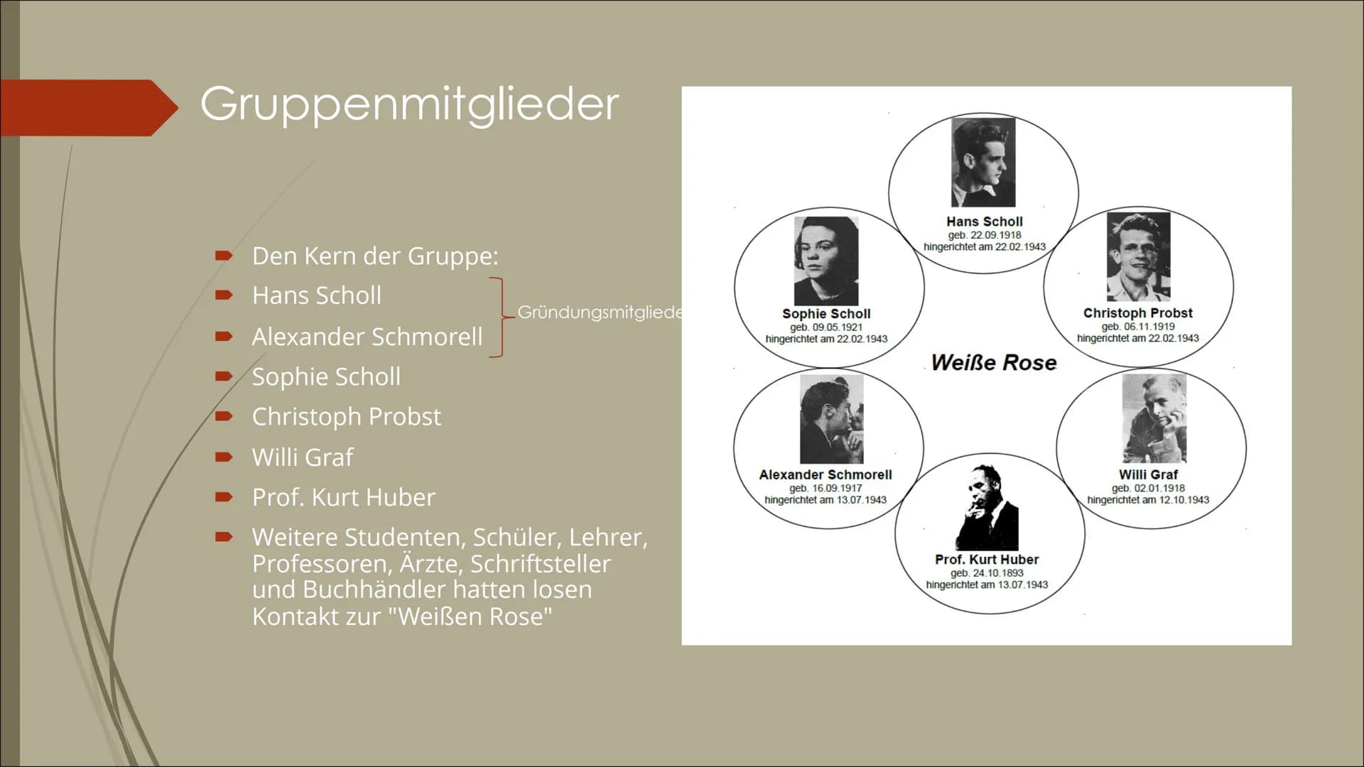 Die weiße Rose
Ein Widerstand mit Worten Definition Widerstand
Als Widerstand wird die Verweigerung des Gehorsams oder das aktive
opposition