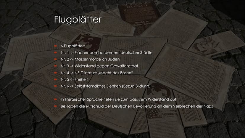 Die weiße Rose
Ein Widerstand mit Worten Definition Widerstand
Als Widerstand wird die Verweigerung des Gehorsams oder das aktive
opposition