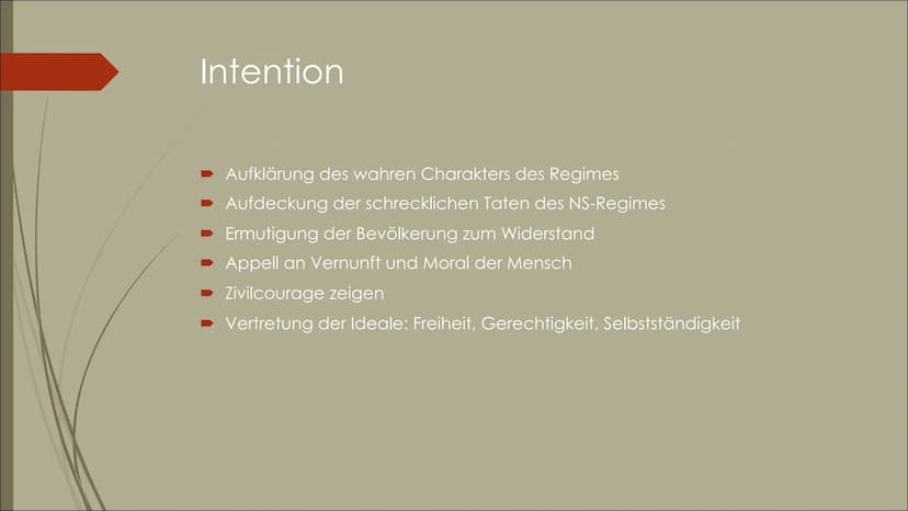 Die weiße Rose
Ein Widerstand mit Worten Definition Widerstand
Als Widerstand wird die Verweigerung des Gehorsams oder das aktive
opposition