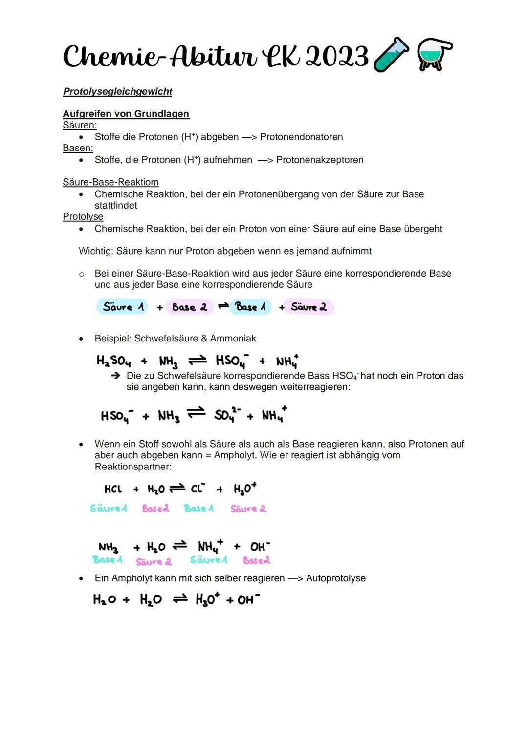 Chemie-Abitur CK 2023
Kohlenhydrate & Peptide
Monosaccharide:
Glucose
●
Monosaccharid
C6H12O10
Position Hydroxygruppen an Chiralitätszentren