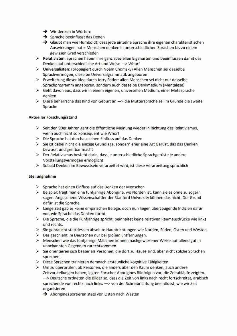 Sprache. Denken. Wirklichkeit
Schon lange wird diskutiert, inwiefern Sprache, Denken und Wirklichkeit von einander abhängig sind
oder ob sie