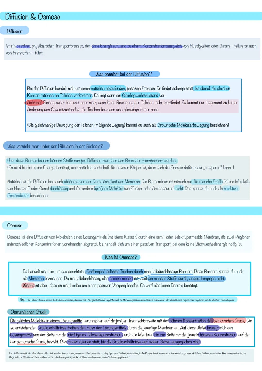aboଠାମ Themen der Klausur
Biomembran Diffusion & Osmose
Biomembran
Aufbau
Eine Biomembran kommt in Zellen aller Lebewesen vor
Kanalprotein
C