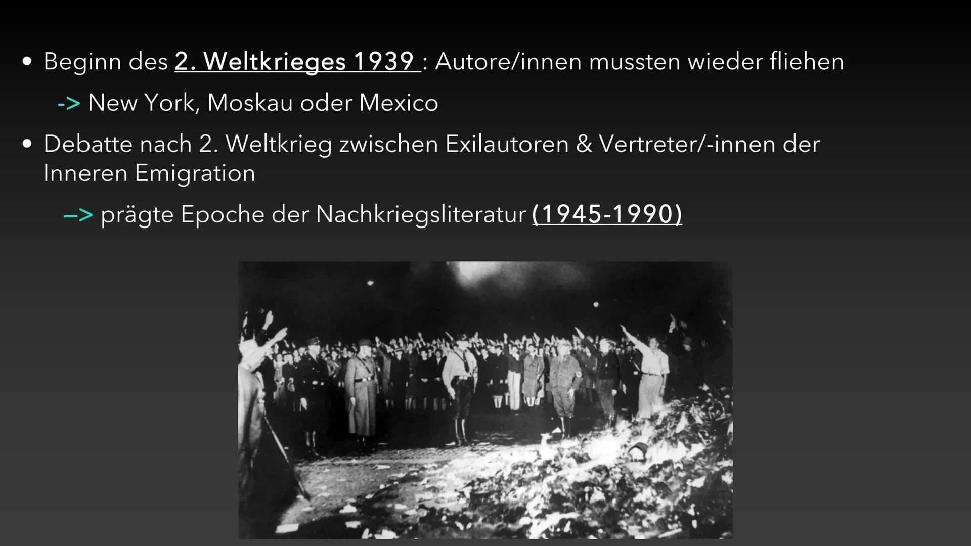 MAY Literaturepoche
Exilliteratur (1933-1945)
Literaturhandbuch.de
Khadija Bendjaouahdou, Diellza Rufati, Eunice Gadzedzo
Deutsch Q1 GK Wage