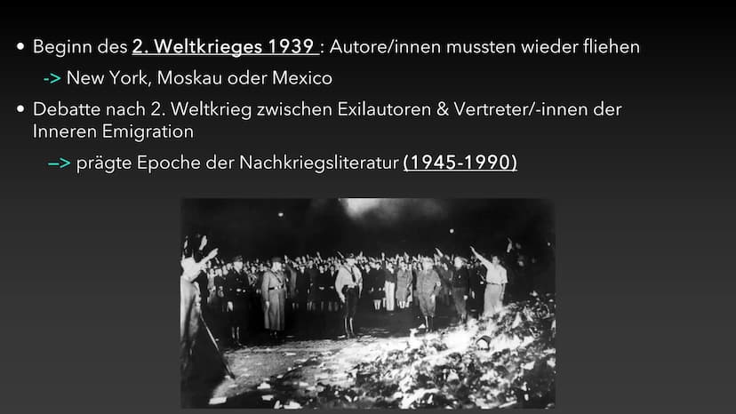 MAY Literaturepoche
Exilliteratur (1933-1945)
Literaturhandbuch.de
Khadija Bendjaouahdou, Diellza Rufati, Eunice Gadzedzo
Deutsch Q1 GK Wage