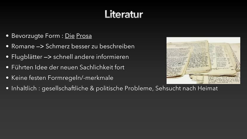 MAY Literaturepoche
Exilliteratur (1933-1945)
Literaturhandbuch.de
Khadija Bendjaouahdou, Diellza Rufati, Eunice Gadzedzo
Deutsch Q1 GK Wage