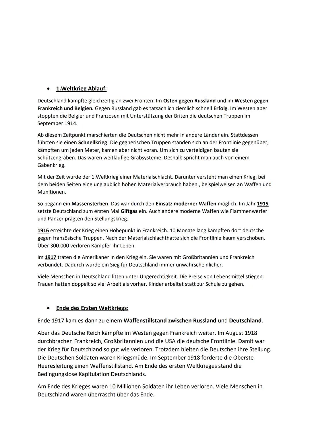 # Erster Weltkrieg

Der Erste Weltkrieg dauerte von 1914 bis 1918. Er begann am 28.juli 1914 mit der Kriegserklärung
von Österreich-Ungarn a