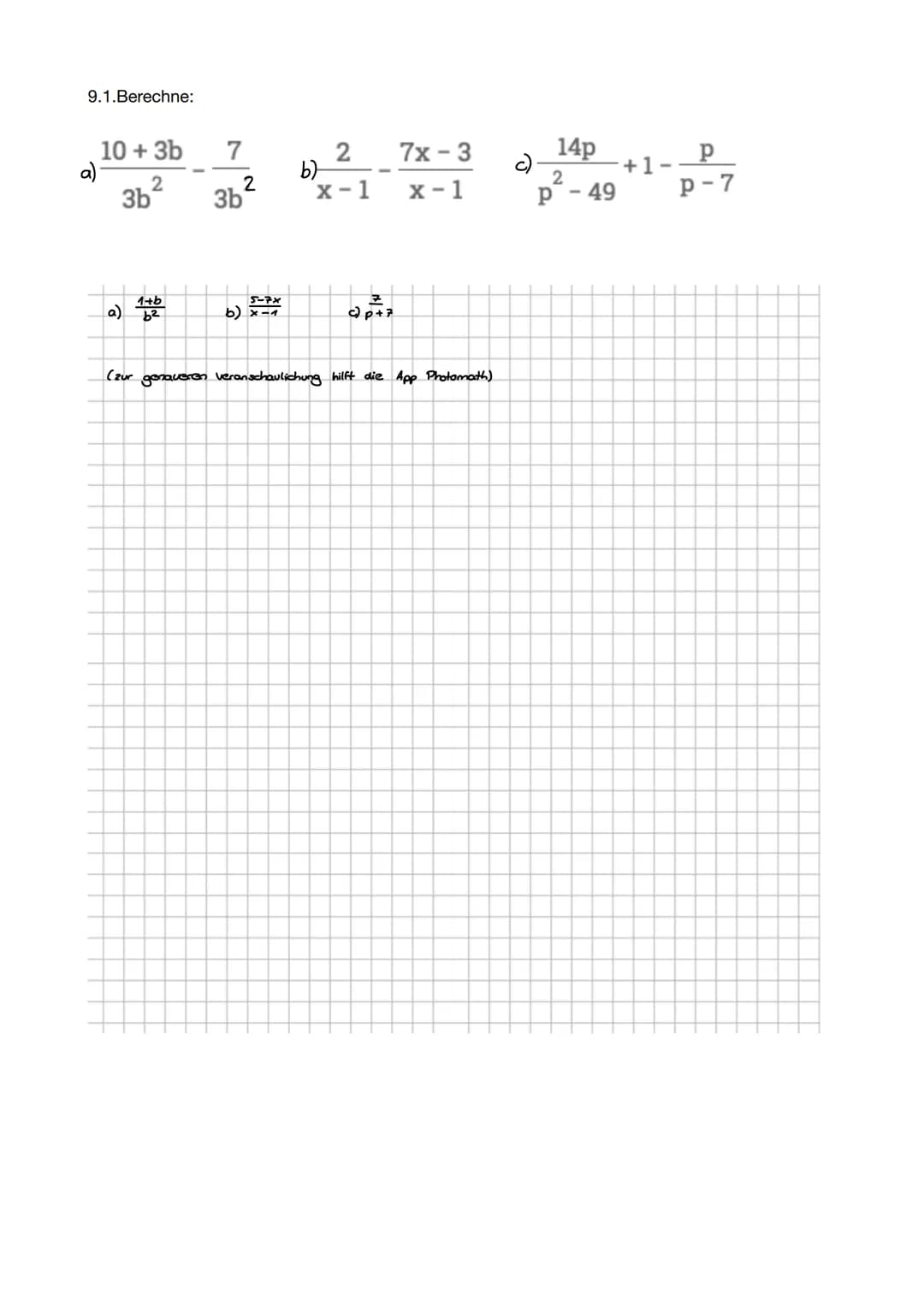Mathe 8.Klasse
1.1 Handelt es sich bei folgenden Funktionen um eine lineare Funktion ?
L
1 2 3
-1
Ja
Nein
Ja
2.1.Bestimme den Funktionsterm 