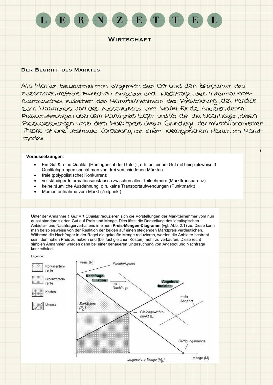 ANGEBOT UND NACHFRAGE
GESETZ DER NACHFRAGE :
Sinlet der
L E R N Z
► steigt der Preis eines Gutes sinlet 1.d. R. die Nachfrage nach diesem Gu