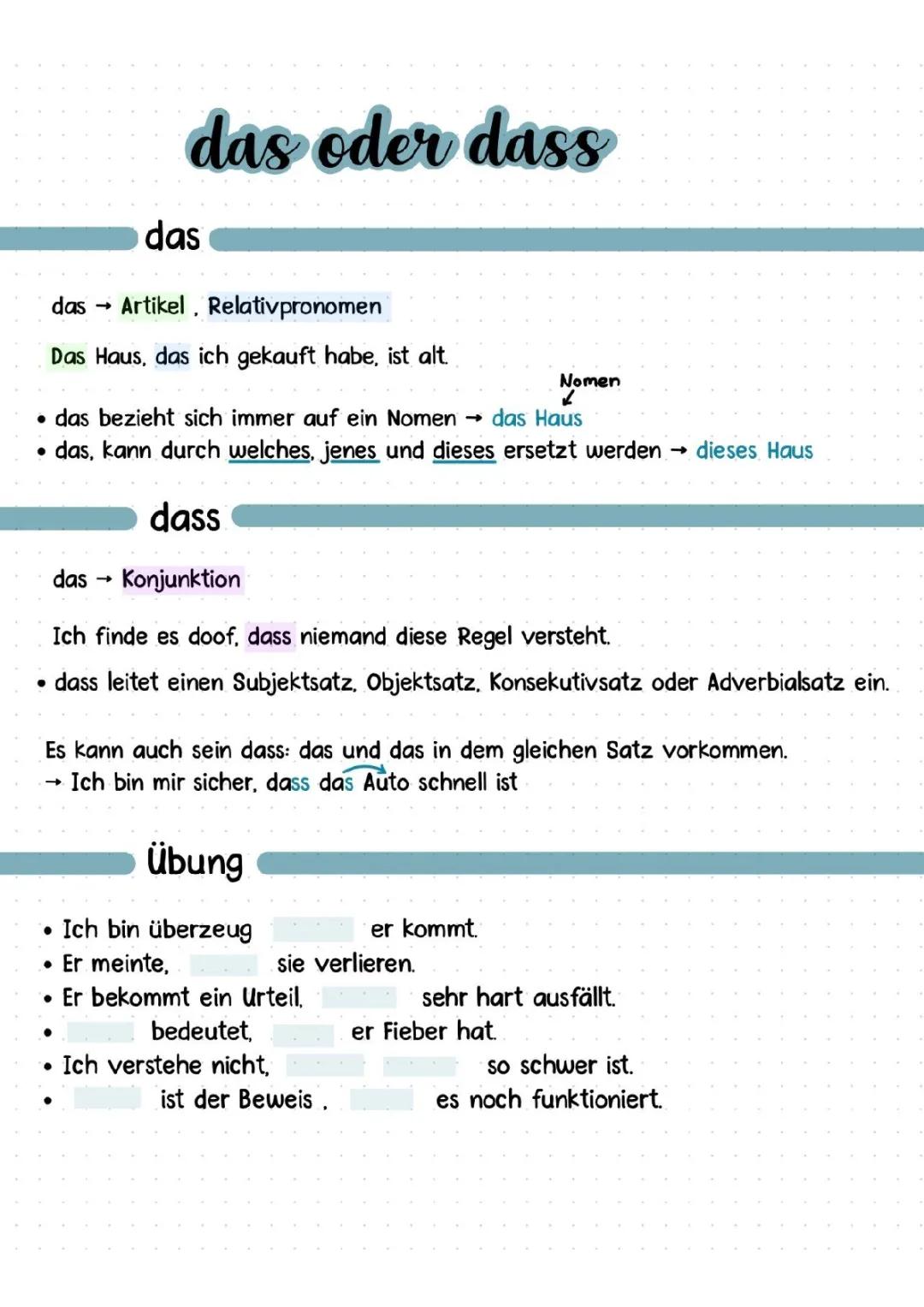 das oder dass