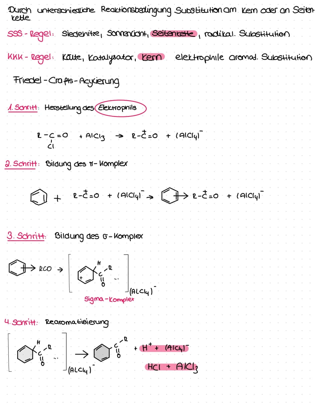 O
O
KURSARBEIT
auswendig & anwenden können
cyclisch
konjugierte Doppelbindung (bezieht sich nur auf Ringe).
planar (Ring)
4n+2 TT- Elektrone