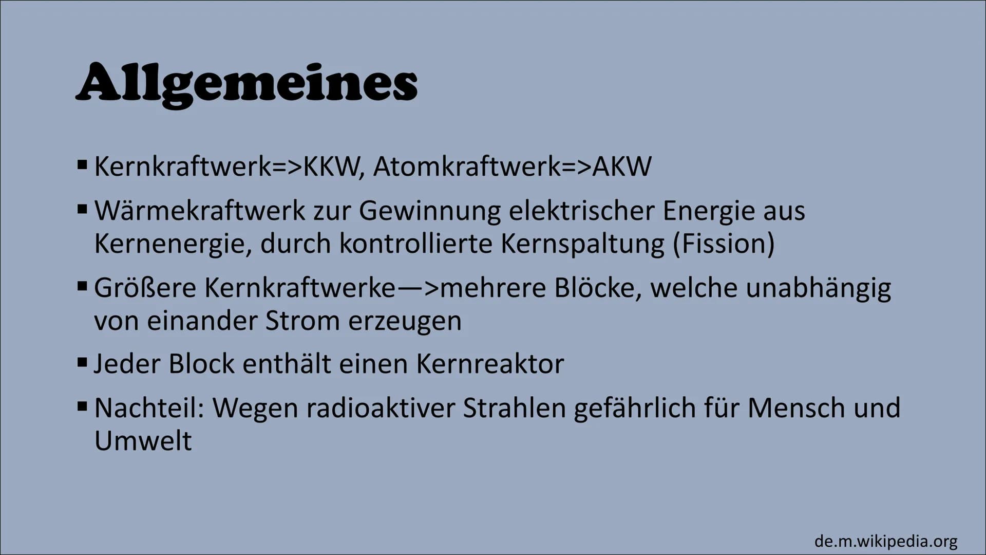 f
88
01:09 Atomkraftwerke-AKW
EXIT ONLY
CAUTION
SEVERE TIRE
DAMAGE
DO NOT ENTER
(Aufbau und Funktion) 0.000 AGENDA:
■
Allgemeines über
Atomk