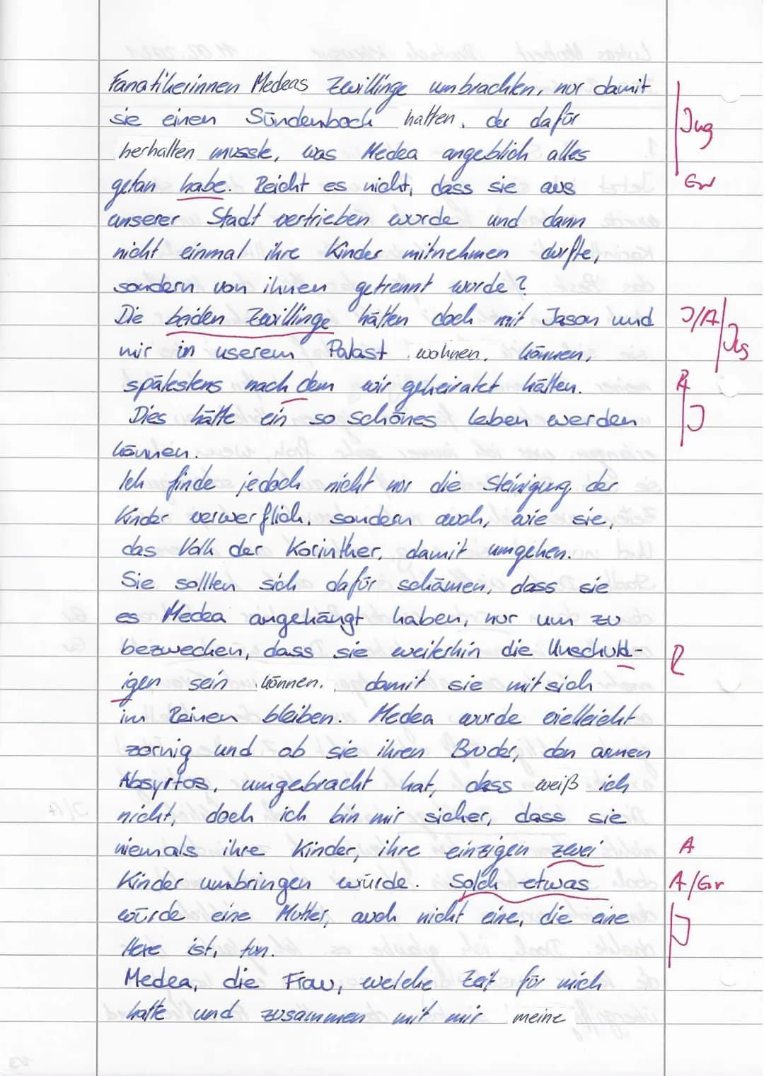 2. Klausur - Leistungskurs Deutsch - 11/1
Thema: C. Wolf: Medea.Stimmen - Gestaltendes Interpretieren
11.02.2021
Erlaubtes Hilfsmittel: Wört