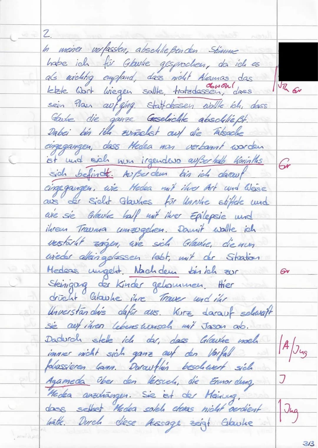 2. Klausur - Leistungskurs Deutsch - 11/1
Thema: C. Wolf: Medea.Stimmen - Gestaltendes Interpretieren
11.02.2021
Erlaubtes Hilfsmittel: Wört