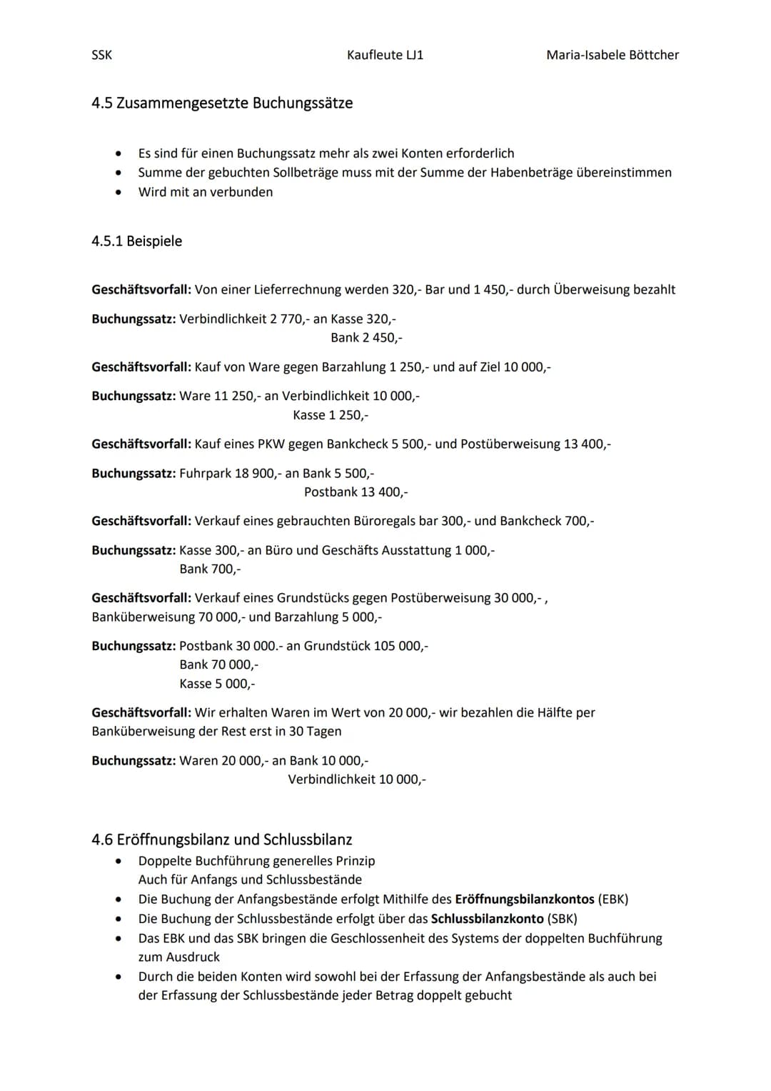 2022
SSK Klausur 1
Zusammenfassung
Böttcher, Maria-Isabele SSK
Inhalt
2. Inventur
1. Aufgaben der Buchführung.
1.1 Buchführung als Instrumen