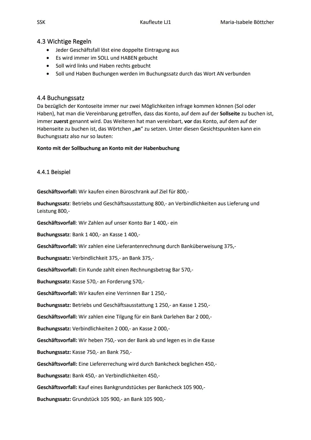 2022
SSK Klausur 1
Zusammenfassung
Böttcher, Maria-Isabele SSK
Inhalt
2. Inventur
1. Aufgaben der Buchführung.
1.1 Buchführung als Instrumen