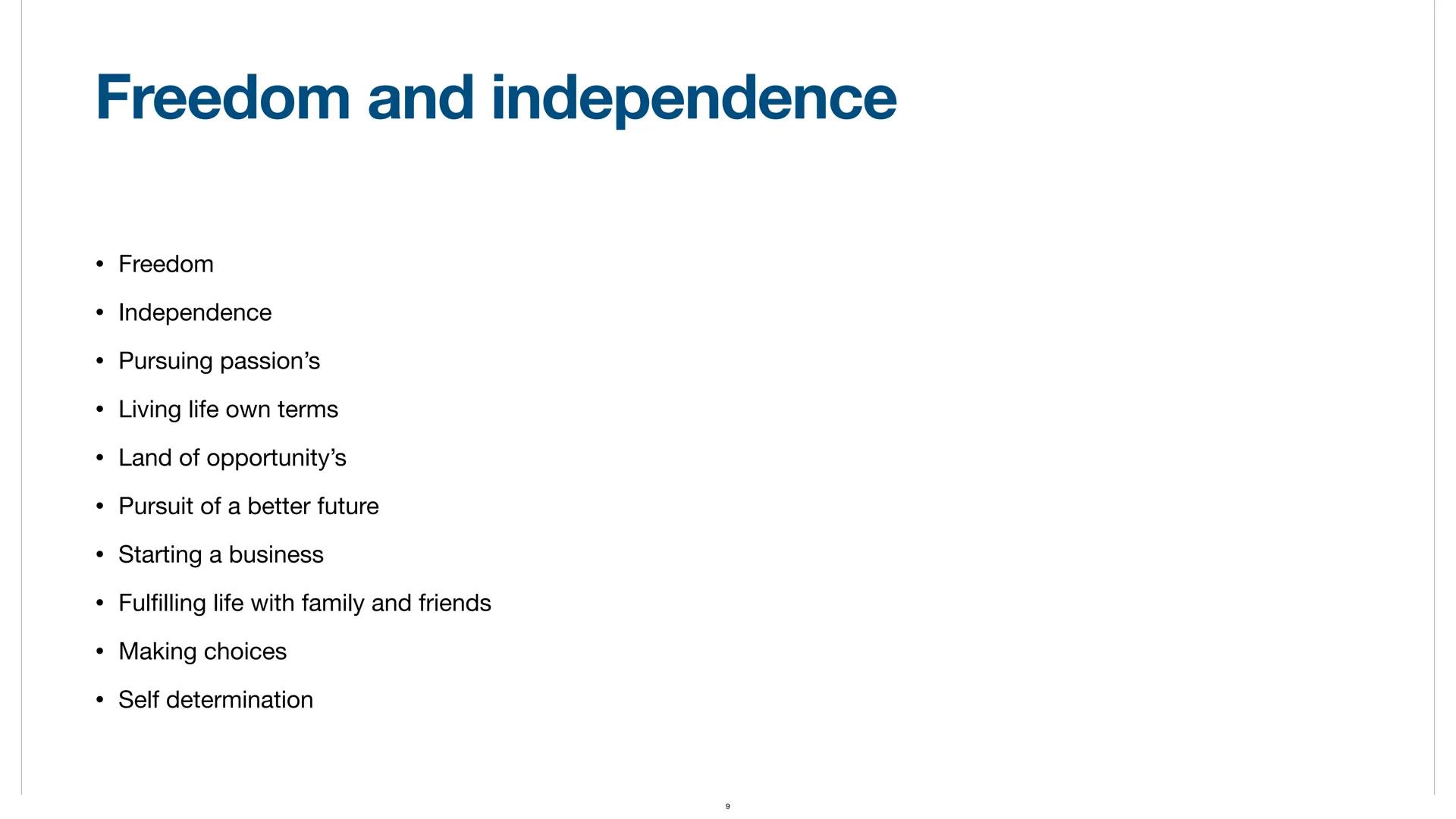 # American Dream

By Ibrahim, Adem, Ayda # Biography

• Definition
• What does ist consist of
• History
• Myths
• Financial success
• Educat