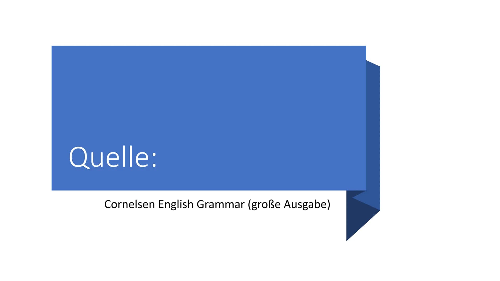 Present Progressive Inhalt
Bildung
• Bildung der -ing-Form
Beispiel
●
●
●
●
Die Verneinung
Die Fragestellung
Gebrauch
Quelle Bildung
Das Pre