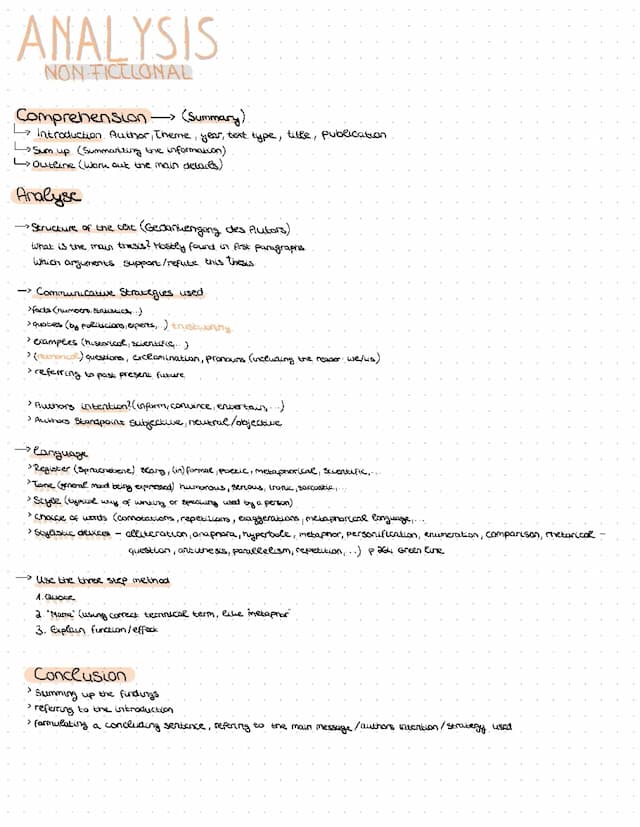 Know Analysis non-fictional thumbnail