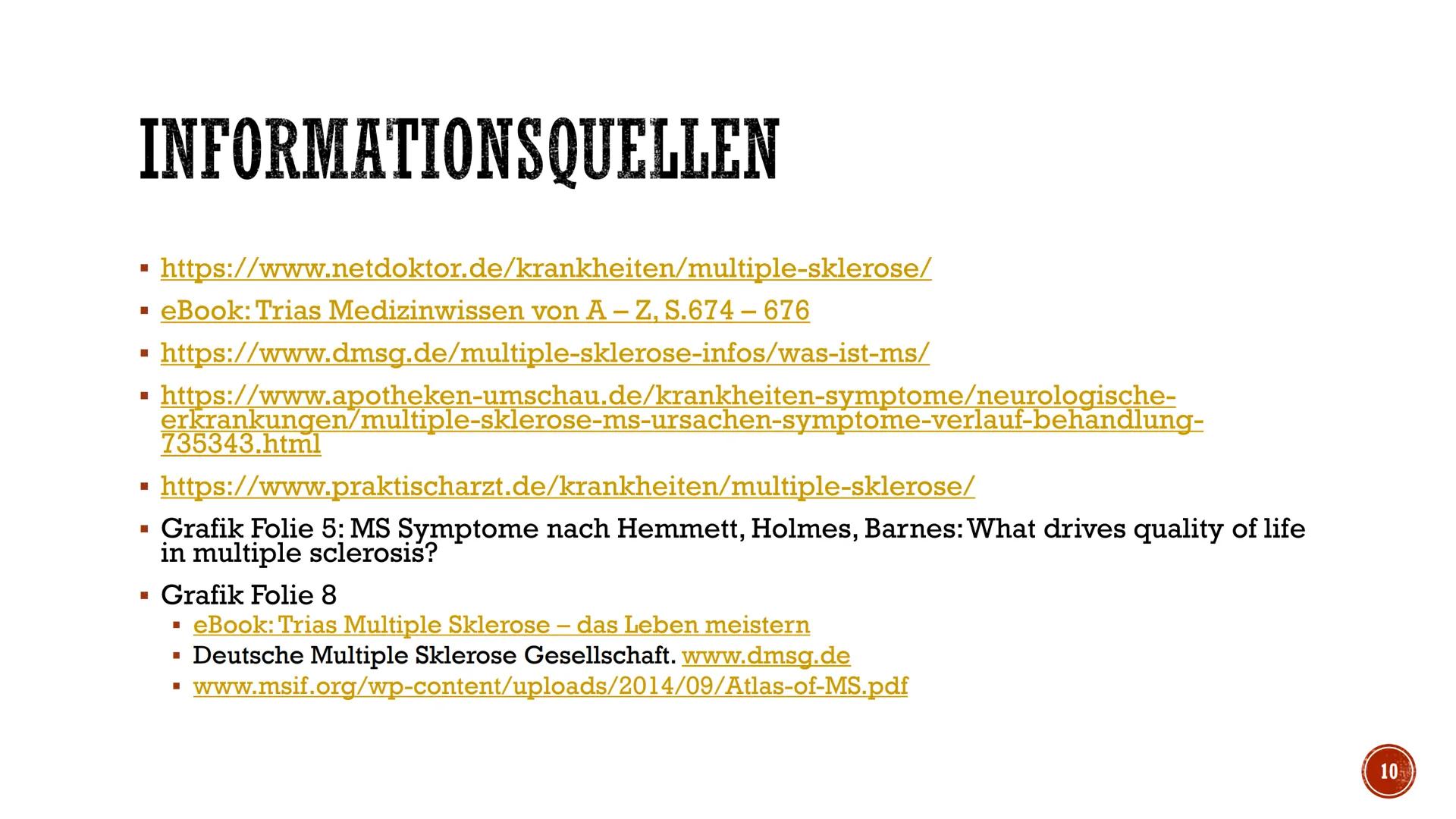 MULTIPLE SKLEROSE
Erstellt von Süleyman Kücükbiyik
Kateryna Kon/stock.adobe.com INHALTSVERZEICHNIS
1. Definition
2. Ursachen
3. MS-Symptome
