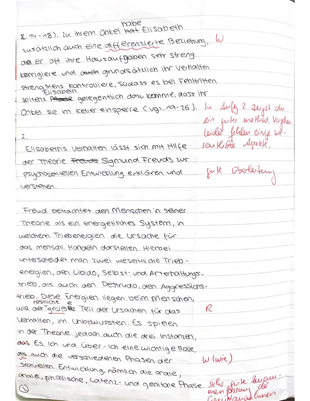 GK2 Pädagogik Q1 ( )
5
10
Aufgaben:
A. Fassen Sie die wesentlichen Stationen des Werdegangs Elisabeths strukturiert zusammen
und arbeiten Si