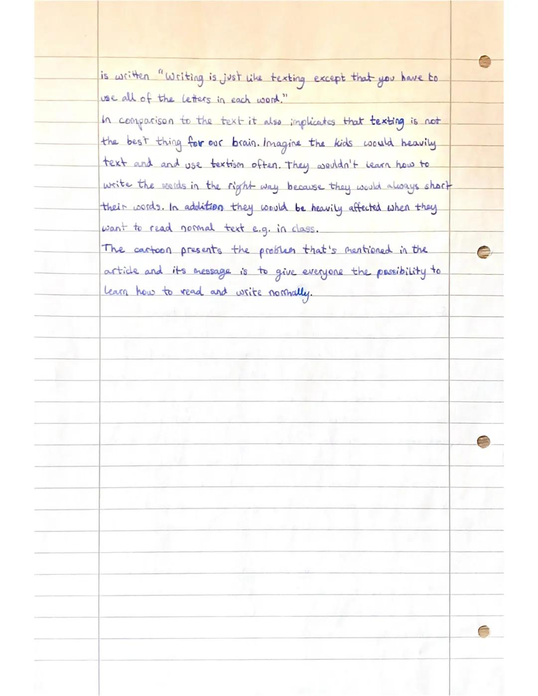 1
TXT BAD 4 UR BRAIN? Text Messaging Can Dent
Your Reading Abilities Say Scientists by Rob Waugh
VARENESS
What do you consider to be the adv