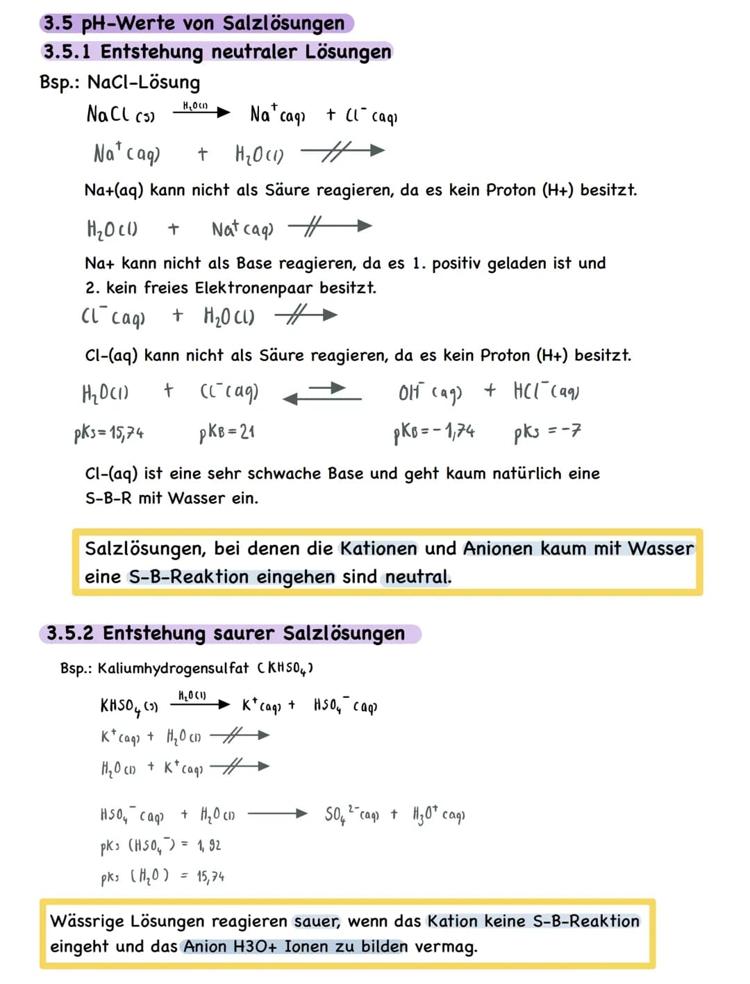3.1 Säure-Base-Theorie nach Brönsted
Leitet man Chlorwasserstoff in Wasser entstehen hydratisierte Ionen:
8
ICL - H
H-Brücke
+
H-Brücke
Chlo