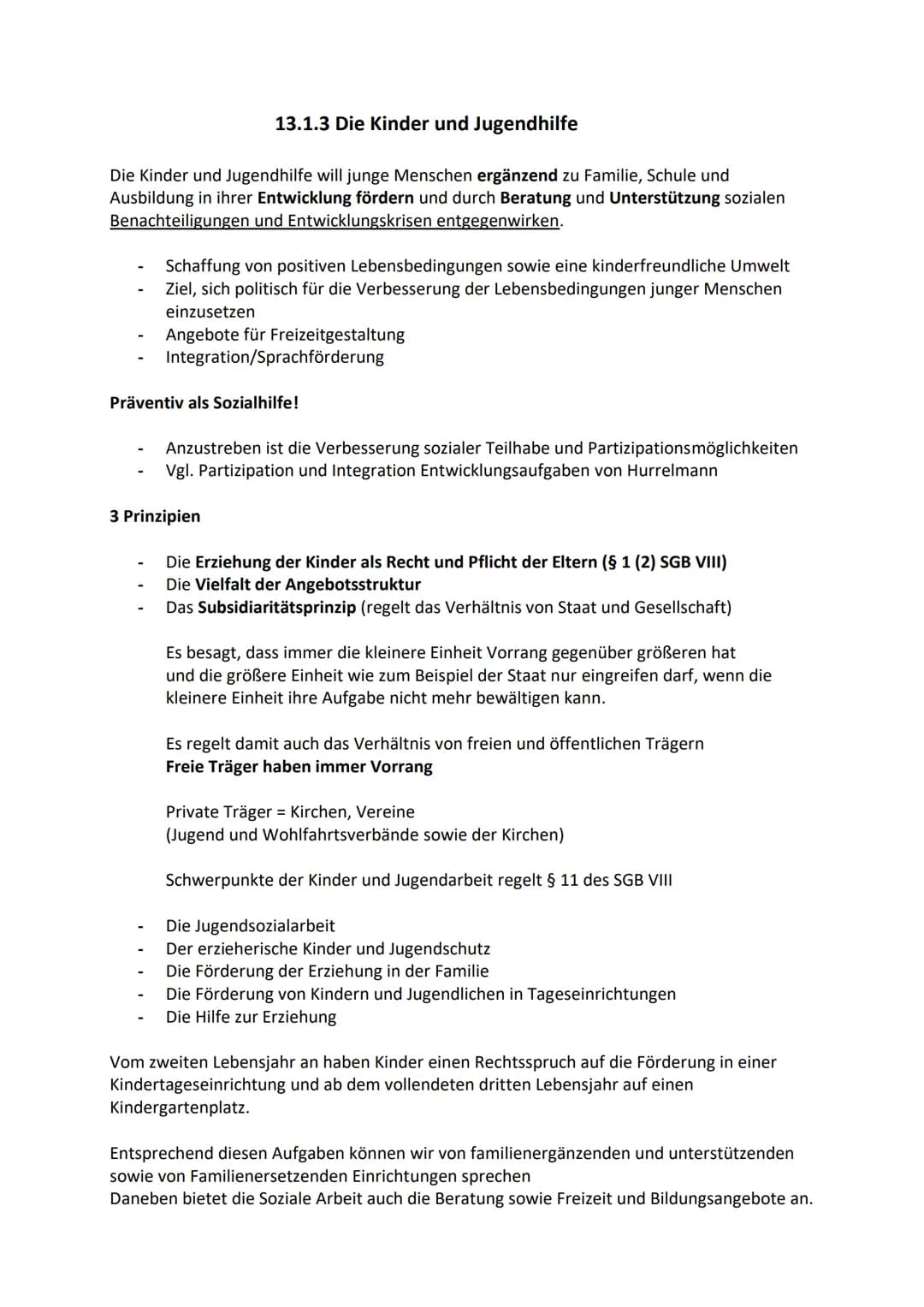 Aufgabe Sozialer Arbeit
Soziale Arbeit soll helfen, unterschiedliche Notsituationen individueller und sozialer Art zu
bewältigen und zu verh