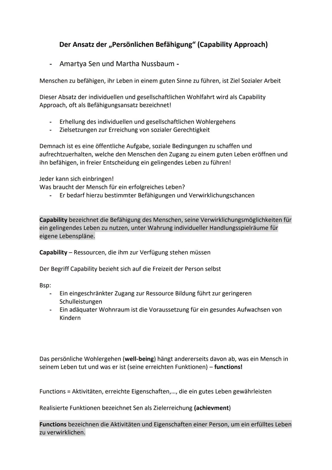 Aufgabe Sozialer Arbeit
Soziale Arbeit soll helfen, unterschiedliche Notsituationen individueller und sozialer Art zu
bewältigen und zu verh