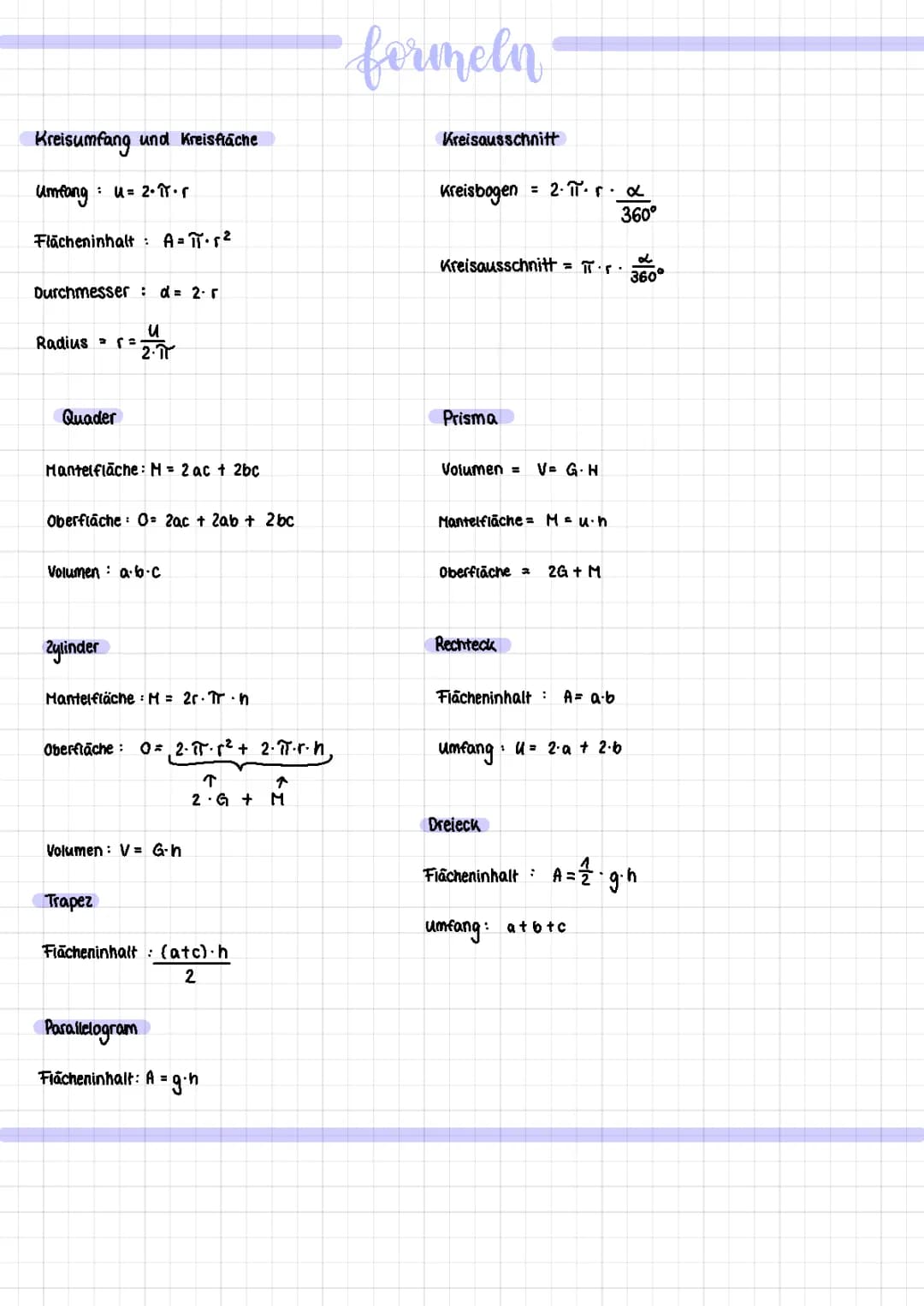 Formeln