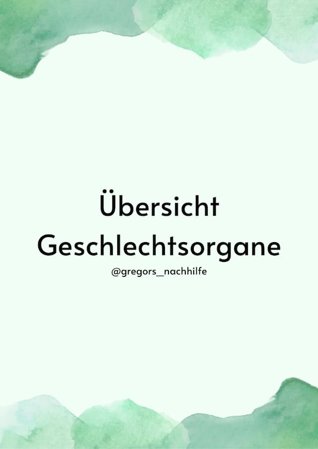 Know Übersicht Geschlechtsorgane  thumbnail