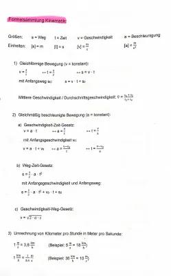 Know Formelsammlung Kinematik thumbnail