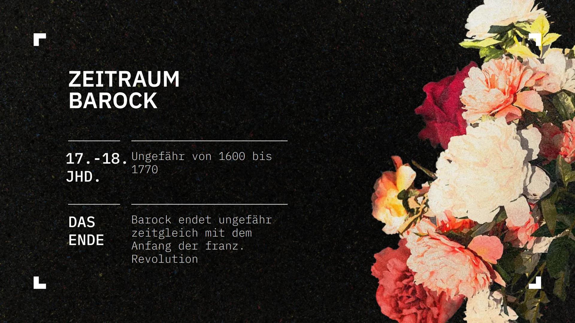 r
Barock
-Kunstepoche
Kunstpräsentation
Klasse 10e
1
Annemarie Stella Kerstin Hebert GLIEDERUNG
1. Definition der Renaissance
2. Kennzeichen