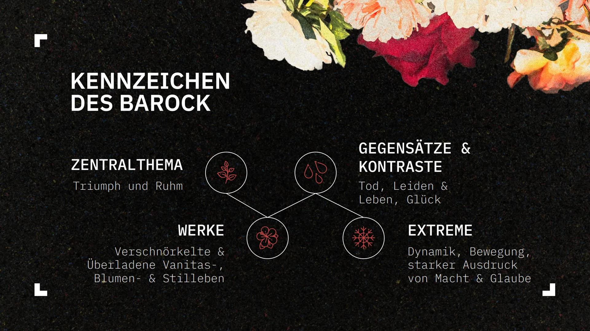 r
Barock
-Kunstepoche
Kunstpräsentation
Klasse 10e
1
Annemarie Stella Kerstin Hebert GLIEDERUNG
1. Definition der Renaissance
2. Kennzeichen